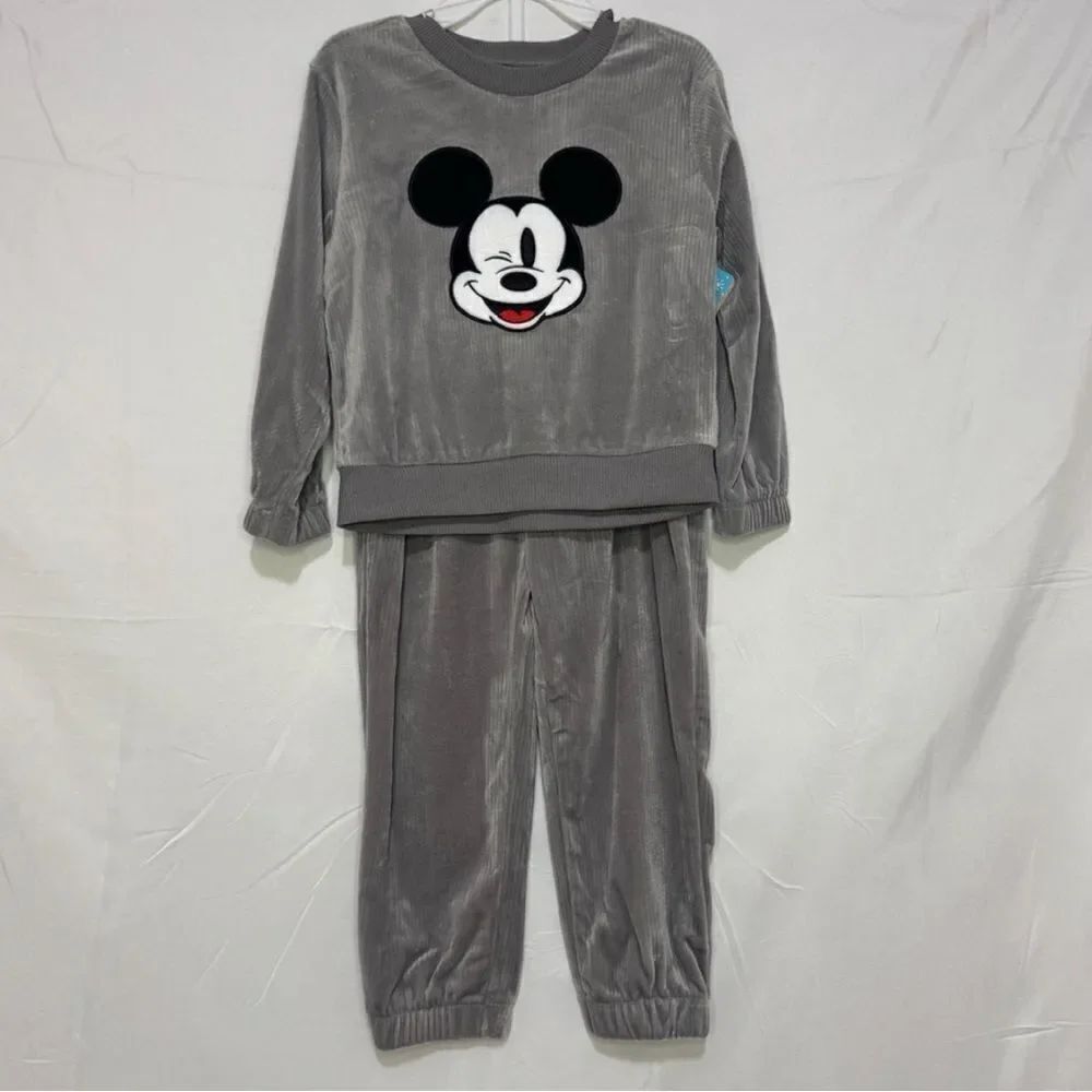 Boys Disney Velour 2โpieceโset